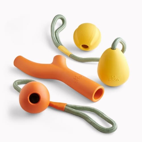 Beco Fetch Ball Hračka pro psy oranžová 6,5cm