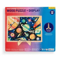 Drewniane puzzle Mudpuppy Misja kosmiczna 100 elementów