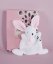 Doudou Boîte cadeau rose - mini lapin 17 cm