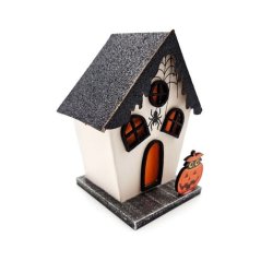 Halloween LED dekorativní dýňový dům