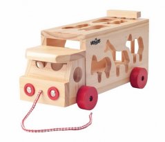 Woody Truck avec formes d'insertion - animaux
