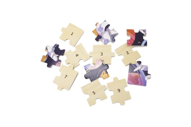 Puzzle en bois - Animaux dans l'espace 24 pièces