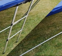 Trampolína 366 cm + ochranná síť + žebřík