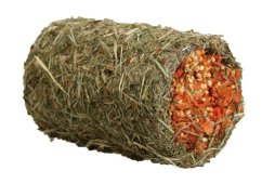Karlie széna alagút répával töltött rágcsálóknak, 125g répa