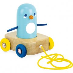 Pingüino de Vilac, juguete de tracción y sonajero