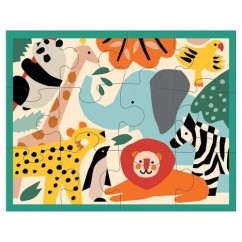 Mudpuppy Puzzle állatok az állatkertben 12 darab