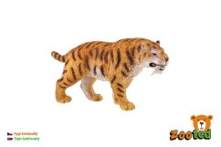 Tigru cu dinți de sabie zooted plastic 13cm