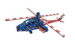 Woodcraft fa 3D puzzle amerikai Apache helikopter vadászrepülőgép
