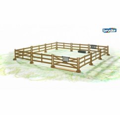 Bruder 62604 BWORLD Ohrada na zvířata - hnědá
