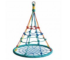 Houpací kruh teepee 100 cm barevný