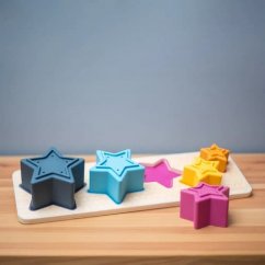 Bigjigs Toys Insertar Puzzle Estrellas