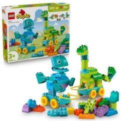 LEGO® DUPLO® 10451 3 în 1: Dinozauri pe roți