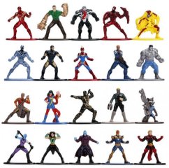 Nanofigures à collectionner en métal Marvel 20 pcs