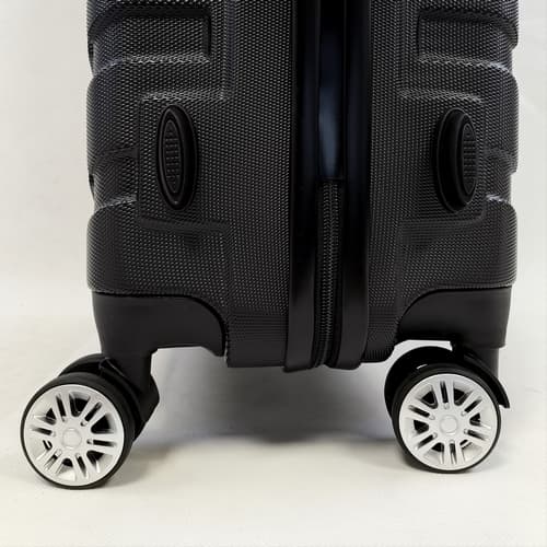 Bavy Cestovní kufr skořepinový 20"  Ribs Black