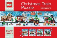 Chronicle Books Puzzle LEGO® Vianočný vlak Puzzle 4x100 dielikov