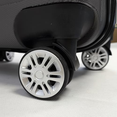 Bavy Cestovní kufr skořepinový 24" Ribs  Dark grey