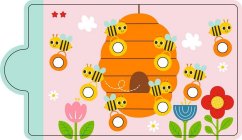 2Kids Toys mágneses színválogató játék dinoszaurusszal