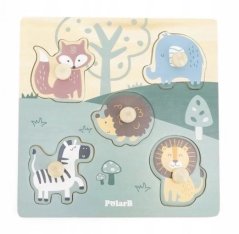PolarB fa puzzle - állatok