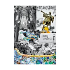 DINO Puzzle 1000 piese BARCELONA - COLLAGE