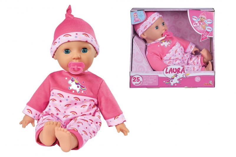 Bambola Simba Laura Tickle Baby 38 cm