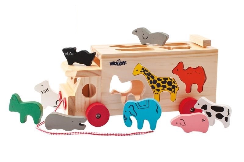 Woody Truck avec formes d'insertion - animaux