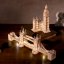 RoboTime Drevené 3D puzzle Hodinová veža Big Ben Shining