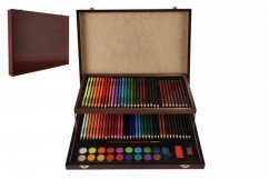 Set de peinture - Art box creative set 91pcs in wooden case in foil