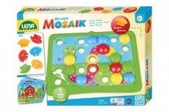 Lena Kapelusz mozaikowy natura 3,2cm 36szt + wzory 24m+