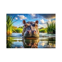 Dino Puzzle Roztomilý hroch 500 dílků