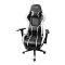 Fauteuil de massage blanc avec repose-pieds