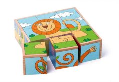 Woody Kubus 3 x 3 - egzotikus állatok