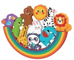 2Kids Toys Balansujące puzzle ze zwierzętami 2 w 1