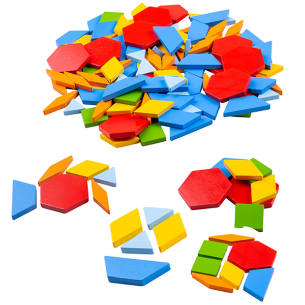 Bigjigs Toys Mosaïque de couleurs en bois