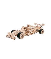 RoboTime 3D drevená skladačka Závodné auto