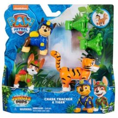 Figurines Paw Patrol Forest Paws Chase avec Trucker et accessoires