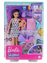 Barbie Nanny cu cărucior