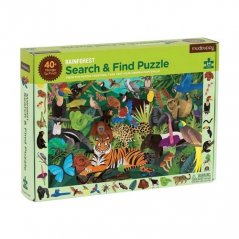 Mudpuppy Hľadanie puzzle v dažďovom pralese