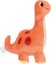 Pluszowy dinozaur Brontosaurus z małą stopą