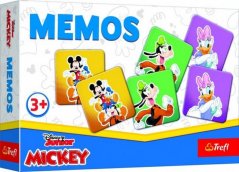 Jeu de société Mickey Mouse en papier Pexeso 30 pièces en boîte 21x14x4cm