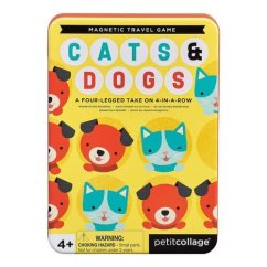 Petit Collage Mágneses játék Macskák és kutyák