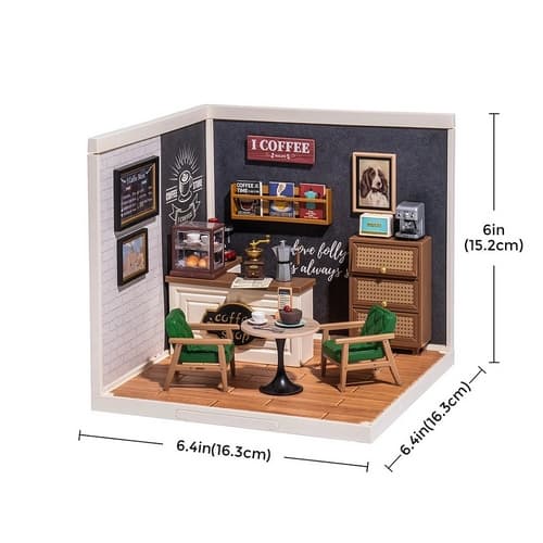 Miniatúrny domček RoboTime Café inšpirácie