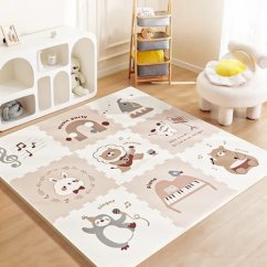 2Kids Toys Játékszőnyeg Állatparti 9 darabos
