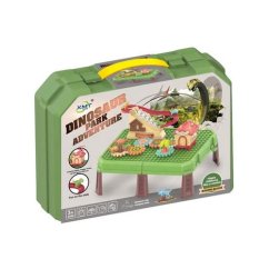 Játszóasztal dinoszauruszokkal