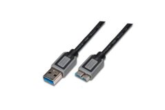 Kabel USB 3.0 A/Micro B 0,25 m černý