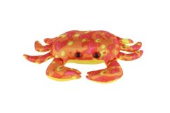 Krab plněný pískem 770 g mačkací antistresový látka 21cm v sáčku