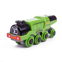 Bigjigs Rail Locomotive électrique Flying Scotsman verte