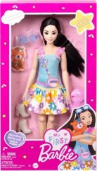 Barbie Moje první Barbie panenka - černovláska s liškou HLL22 TV
