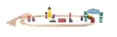 Picior mic Paddington 43 de piese de tren din lemn