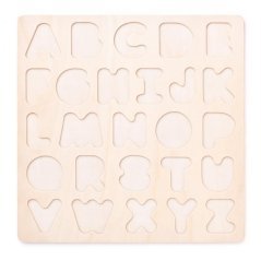 Puzzle ABC-masivní písmena na desce