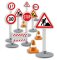 Semne de circulație din plastic 16cm 17pcs